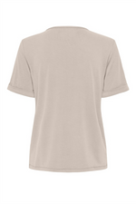 ONLY Modal Satin T-Shirt Pumice Stone