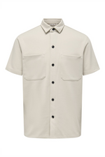 ONLY & SONS Lockeres Kurzarm Hemd Moonstruck