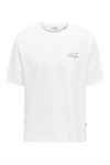 ONLY & SONS Backprint Shirt Bright White Lounge