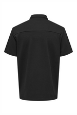 ONLY & SONS Lockeres Kurzarm Hemd Black