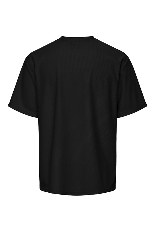 ONLY & SONS Plissee T-Shirt Black