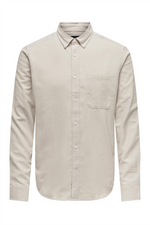 ONLY & SONS Flanell Hemd Silver Lining