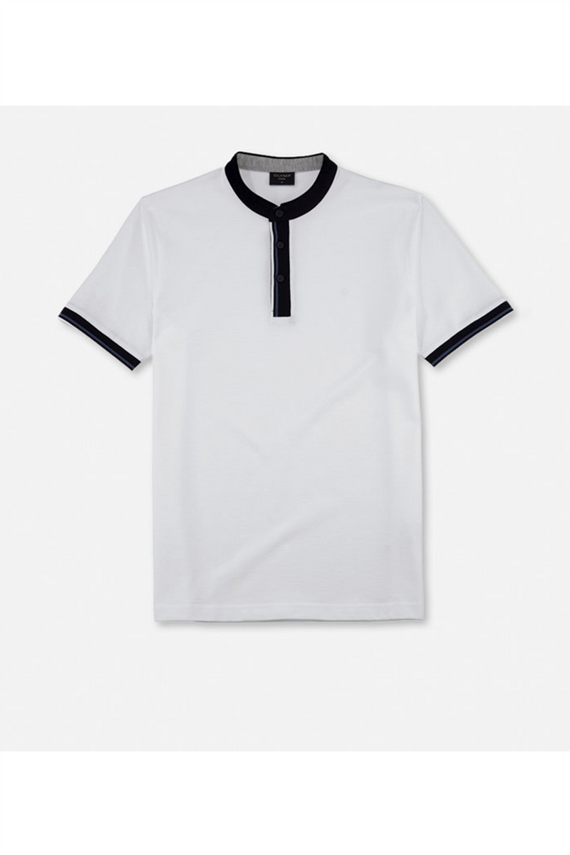OLYMP Poloshirt Weiss