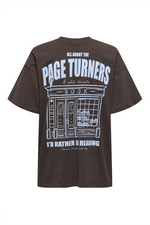 ONLY Backprint T-Shirt Black Coffee