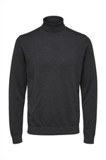 SELECTED HOMME Rollkragen Pullover Antracit