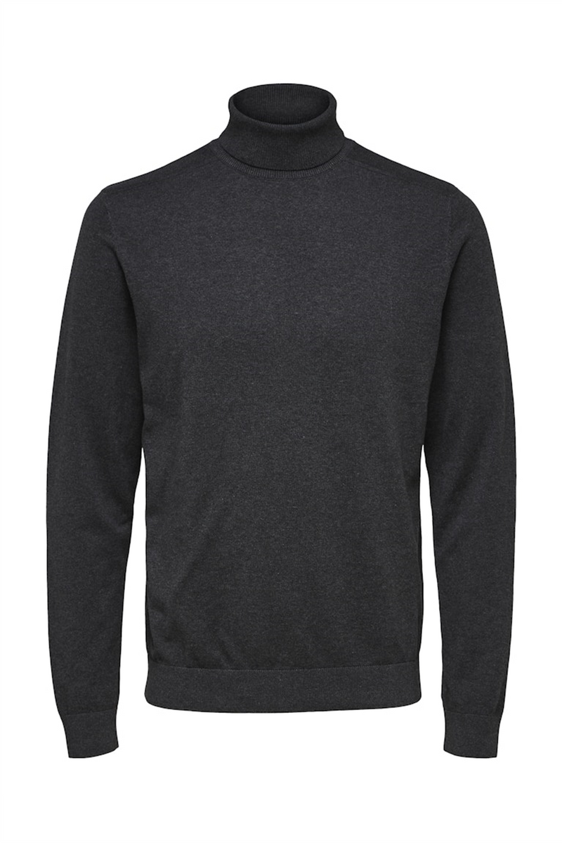 SELECTED HOMME Rollkragen Pullover Antracit