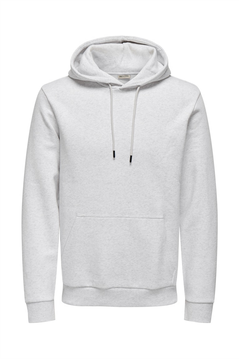 ONLY & SONS Sweatshirt Super Light Grey Melange