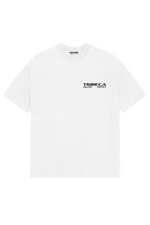 JACK & JONES Backprint T-Shirt Bright White Tree