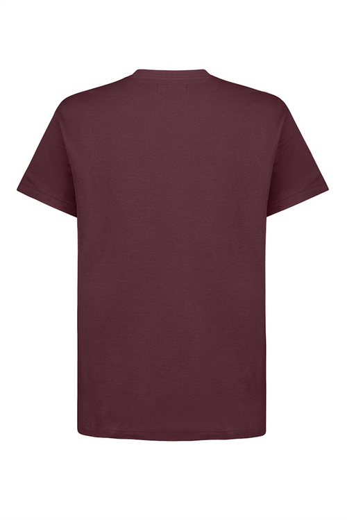 URBAN SURFACE Struktur T-Shirt Dark Red