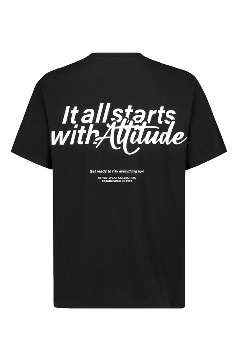 SUBLEVEL Backprint T-Shirt Black