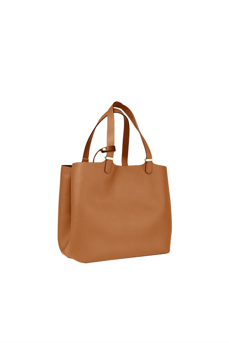 PIECES Shopper Bag Cognac