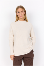 SOYACONCEPT  Stehkragen Pullover Creme