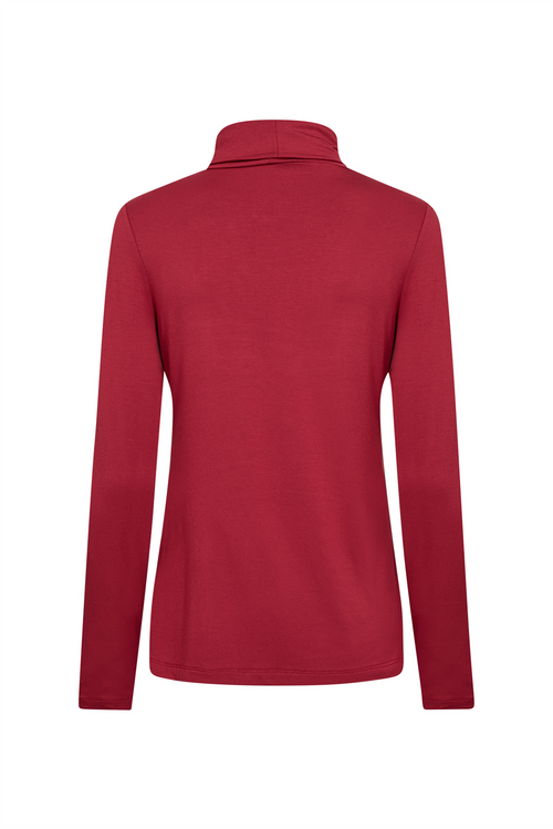 SOYACONCEPT Rollkragen Shirt Rot