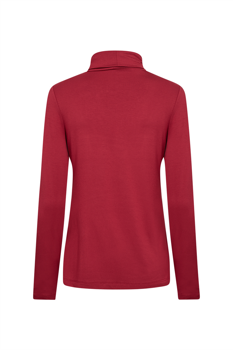 SOYACONCEPT Rollkragen Shirt Rot
