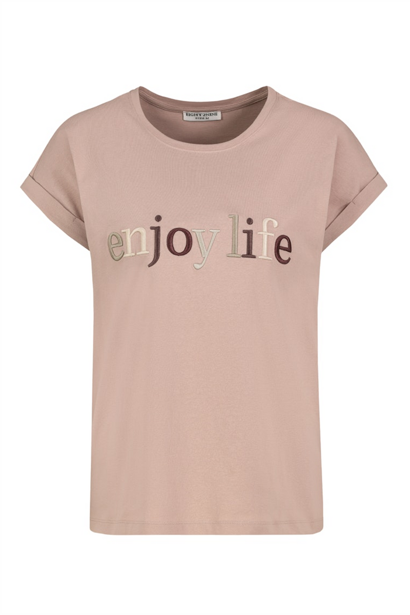 EIGHT 2 NINE T-Shirt Middle Rose