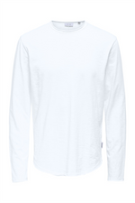 ONLY & SONS Longsleeve Bright White