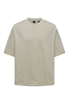 ONLY & SONS Basic Oversize T-Shirt Silver Lining