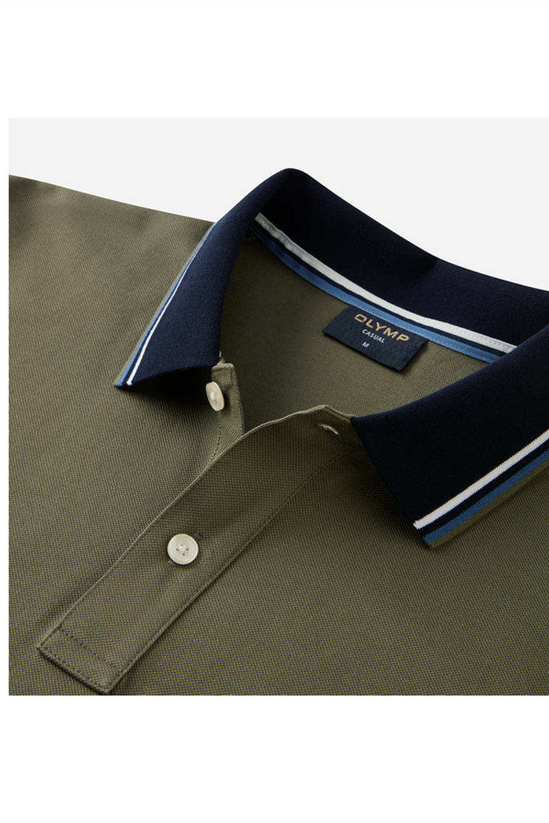 OLYMP Poloshirt Oliv