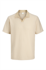 JACK & JONES Strick Polo Moonstone Cloud Dancer