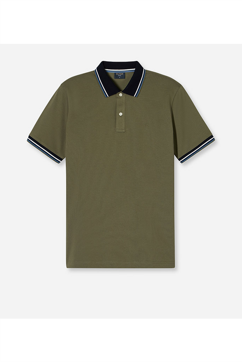 OLYMP Poloshirt Oliv