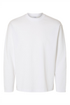 SELECTED HOMME Loose Longsleeve Bright White