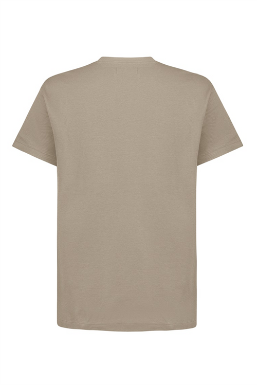 URBAN SURFACE Struktur T-Shirt Dark Beige