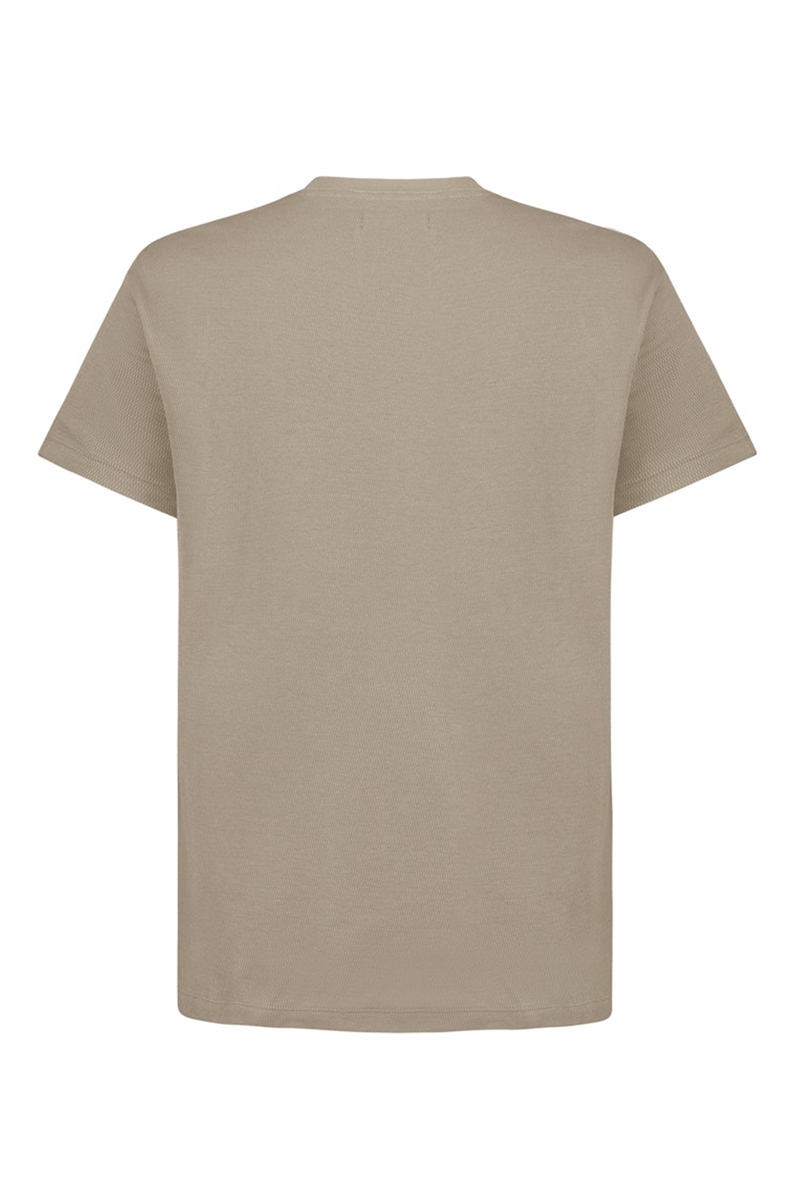 URBAN SURFACE Struktur T-Shirt Dark Beige