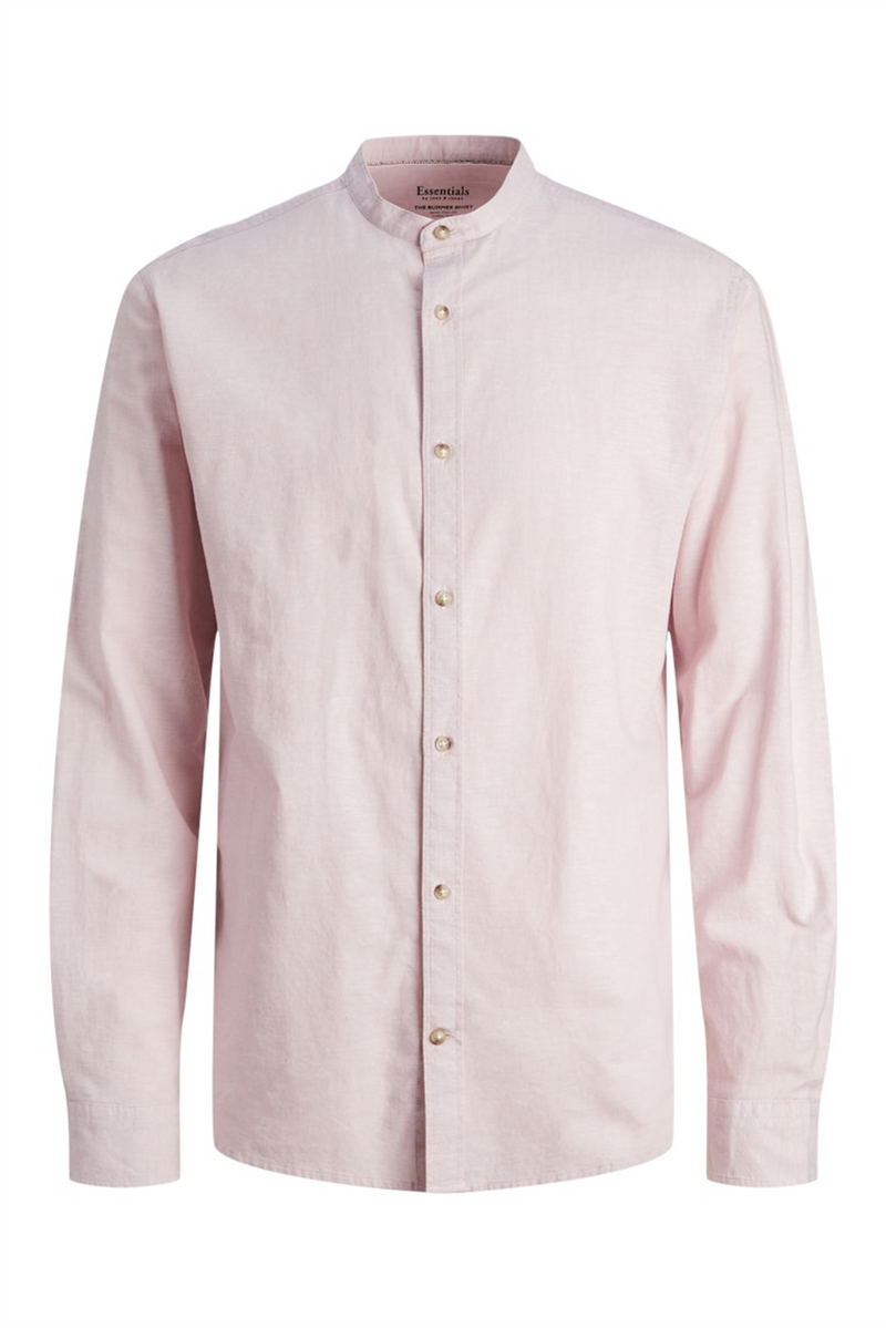 JACK & JONES Stehkragen Hemd Pink Nectar