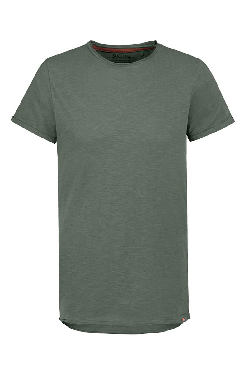 SUBLEVEL Long T-Shirt Middle Green