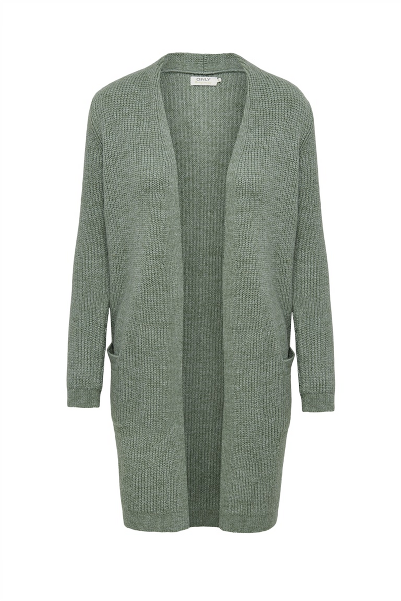 ONLY Strick Cardigan Granite Green