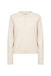 SOYACONCEPT Polokragen Pullover Sand