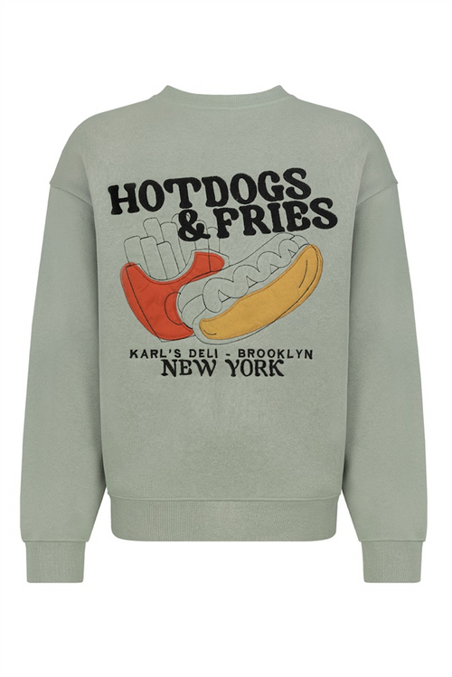 EIGHT 2 NINE Backprint Sweatshirt Middle Green