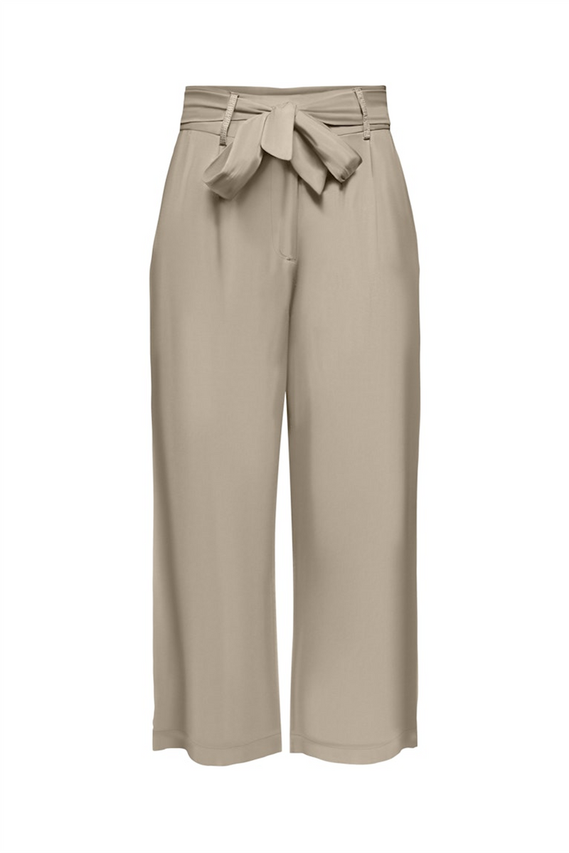 ONLY Leinen Culotte Oxford Tan