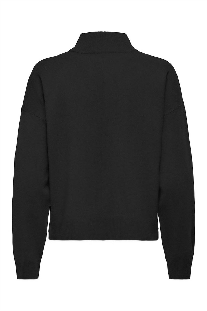 JDY High Neck Pullover Black