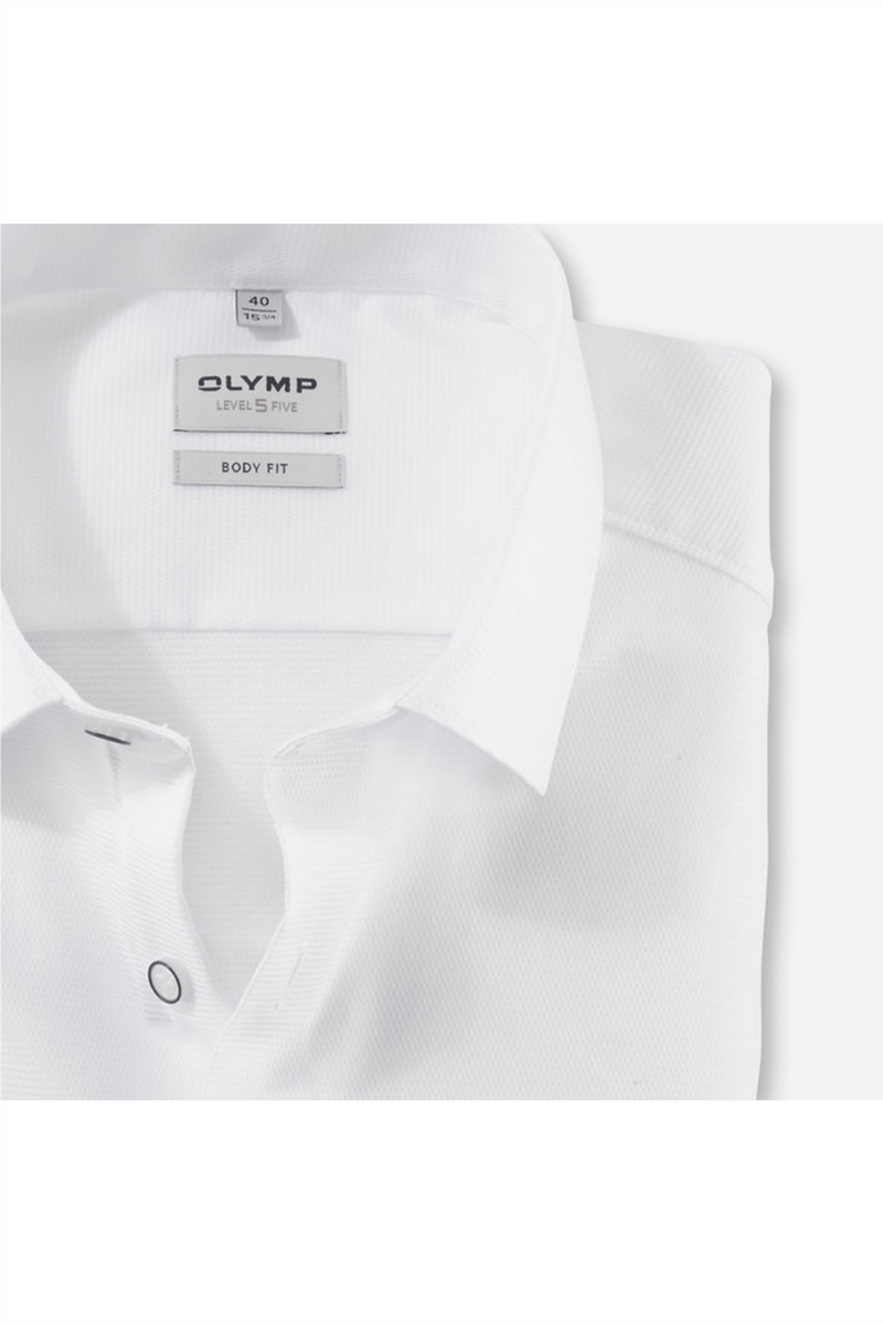 OLYMP Hemd Level 5 Body Fit Weiß