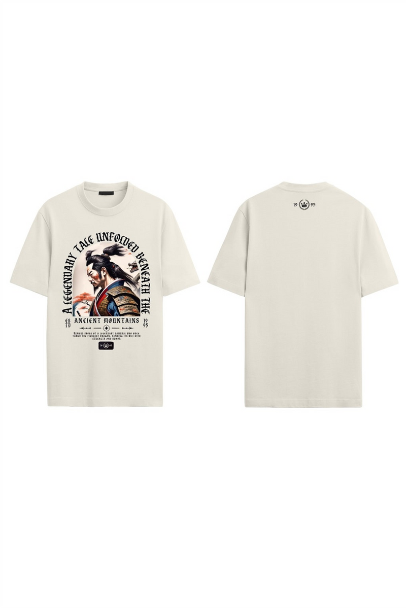 ONLY & SONS Backprint T-Shirt Cloud Dancer Ancient
