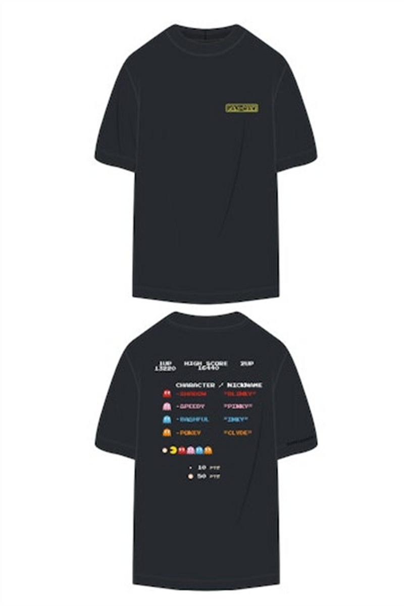 ONLY & SONS Pac Man Backprint T-Shirt Black