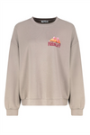 SUBLEVEL Backprint Soft Sweatshirt Dark Beige
