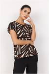 SOYACONCEPT Blusenshirt Rost Schwarz