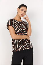 SOYACONCEPT Blusenshirt Rost Schwarz