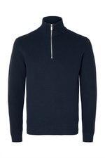 SELECTED HOMME Half Zip Pullover Sky Captain