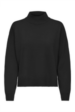 JDY High Neck Pullover Black