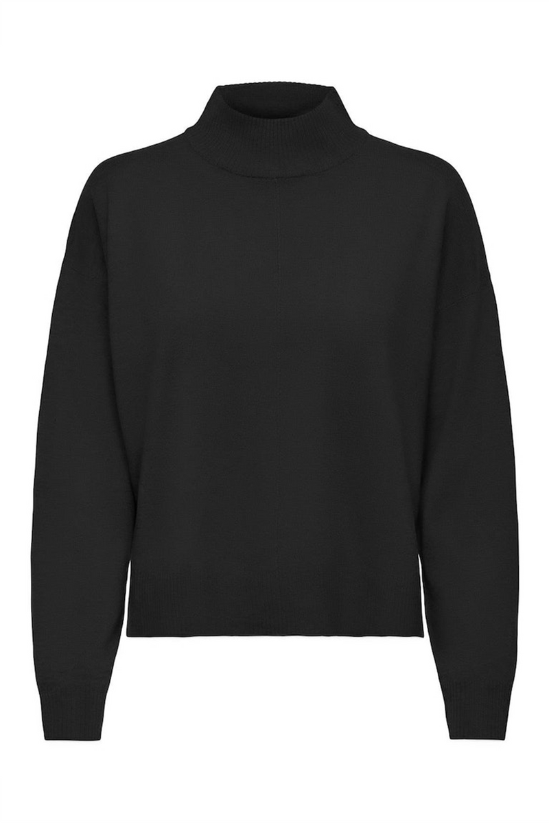 JDY High Neck Pullover Black