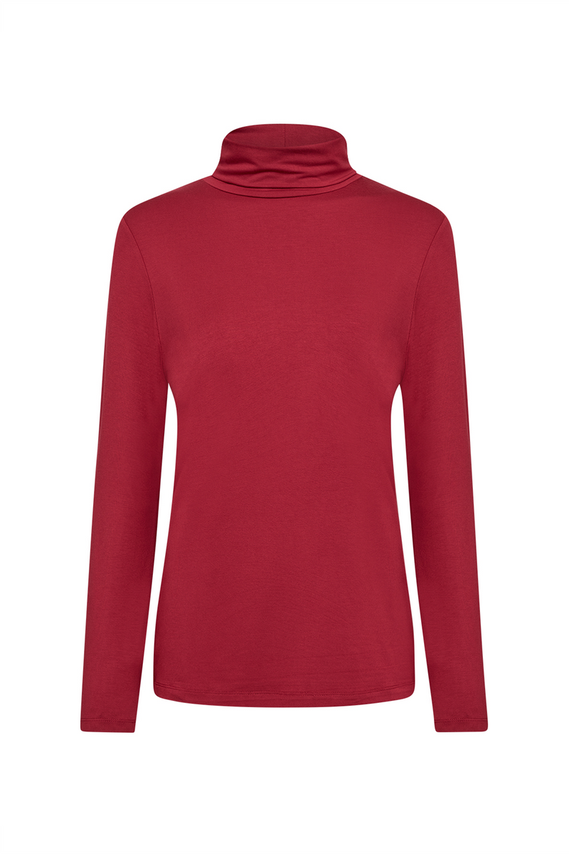SOYACONCEPT Rollkragen Shirt Rot