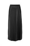 ONLY Langer Plisee Rock Black