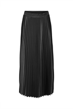 ONLY Langer Plisee Rock Black