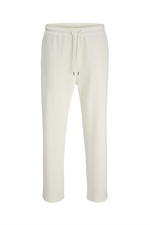 JACK & JONES Plisse Jogger Hose Antique White