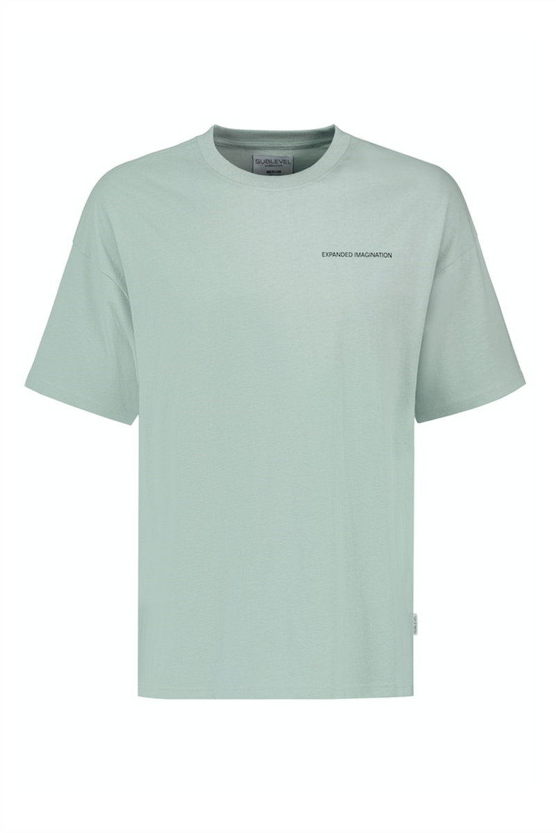 SUBLEVEL Oversize T-Shirt Light Green