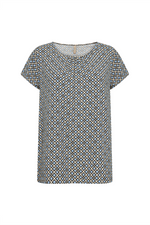 SOYACONCEPT Blusenshirt Blau Creme