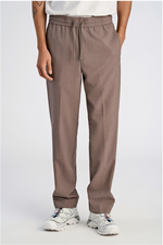 LINDBERGH Stoffhose Relax Fit Deep Sand Mel